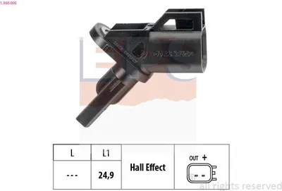 Produktbild von EPS ABS Sensor Raddrehzahl für VOLVO XC60 (156) 1.960.005