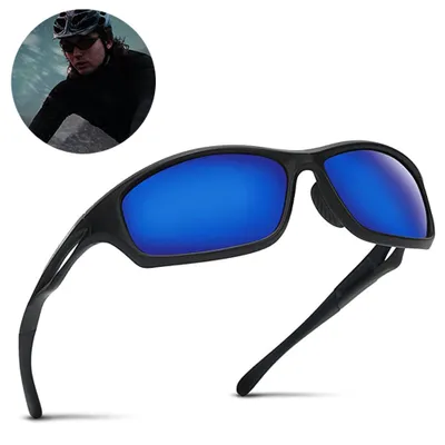 Produktbild von Polarisierte,Sportbrille,Sonnenbrille,Fahrradbrille,mit,UV400,Schutz,für,Herren,Autofahren,Laufen,Radfahren,Angeln,Golf,TR90