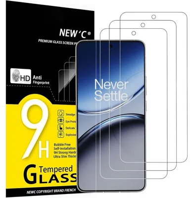 Productafbeelding van Beschermfolie van gehard glas voor OnePlus Nord 4, 3 stuks, hardheid 9H, 0,33 mm ultrahelder, transparant