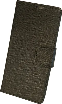 Produktbild von Buch Tasche Fancy kompatibel mit iPhone 14 Handy Hülle Etui Brieftasche Schutzhülle mit Standfunktion, Kartenfach Schwarz