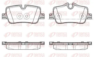 Produktbild von REMSA Bremsbeläge Satz Hinten Bremsklötze für BMW 3 Touring (G21) 1873.00