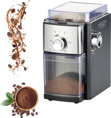 Zdjęcie produktu dla Adler AD 4448 Młynek do kawy 300 W Czarny