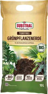 Produktbild von SUBSTRAL® Naturen®  Grünpflanzenerde torffrei 10 Liter