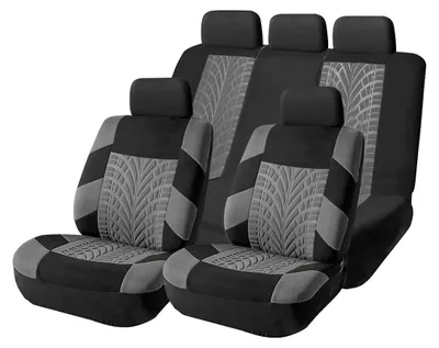 Produktbild von Autositzbezüge Komplettset 5 Stück, Polyester, für Auto