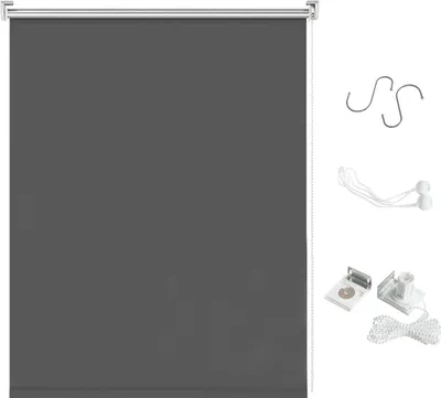 Zdjęcie produktu dla Faziango Markiza pionowa 180x240 cm Roleta balkonowa Ciemnoszara Ochrona przed promieniowaniem UV Ochrona przed słońcem Ochrona przed wzrokiem wodoodporna odporna na warunki atmosferyczne Balkon Taras