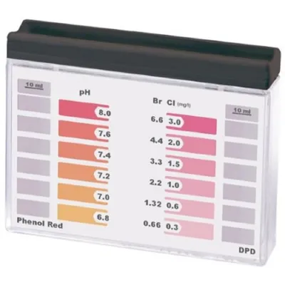 Produktbild von Pooltester Mini 100 für Ph-Wert und Chlor Messung inkl. 2x20 Tabletten DPD1/Phenol Red