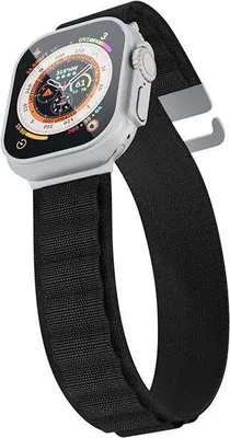 Produktbild von Epico Alpine Loop Armband für Apple Watch SE/Serie 1-9 (38/40/41mm)/10 (42mm) - Schwarz