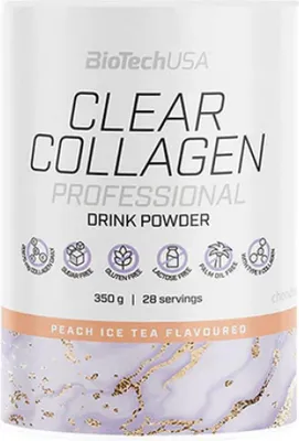 Obrázok produktu pre BioTech USA Clear Collagen Professional 350 g rua-grantov jablko / Kbov viva / Hydrolyzovan kolagn obohaten o ChondrActiv a vitamny vo forme osvieujceho ovocnho npoja