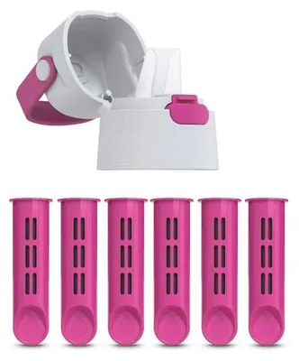 Zdjęcie produktu dla Dafi Zakrętka i 6 wkładów do butelki filtrującej SOLID flamingowy