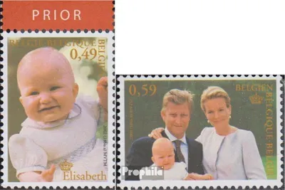 Produktbild von Briefmarken Belgien 2002 Mi 3148-3149 (kompl.Ausg.) postfrisch Elisabeth