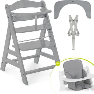 Produktbild von Hauck Hochstuhl Alpha Plus Grey - im Sparset