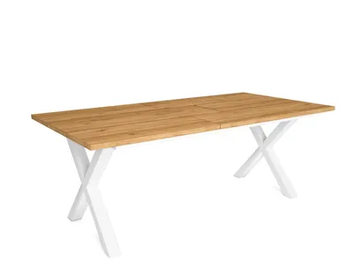 Produktbild von Esstische, 10 gäste, 194x90x75cm, Robust und stabil, Eiche, Industrielles Stil