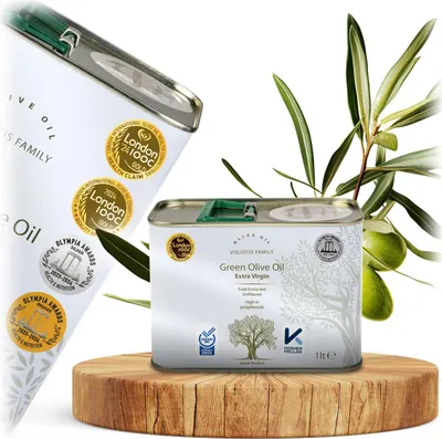 Obrázok produktu pre Voliotis Grécke olivové olej EV Green 1 l PELION