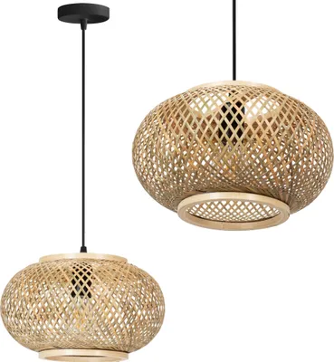 Image de Lampe Suspendue Toolight APP1247-1CP Boho Beige