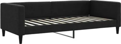 Immagine prodotto di vidaXL Letto da giorno nero 90x200 cm in tessuto