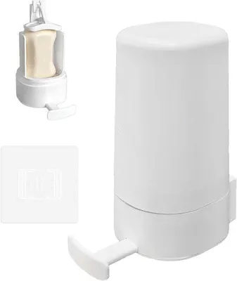 Image de Distributeur de savon mural blanc 125 x 75 x 155 cm