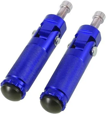 Obrázok produktu pre Držiak na motocykel – univerzálny – skladací – hliník – modrá – 9 x 2,2 cm