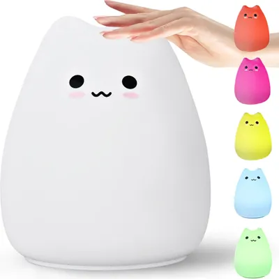 Produktbild von Kindernachtlicht mit Hintergrundbeleuchtung Katze