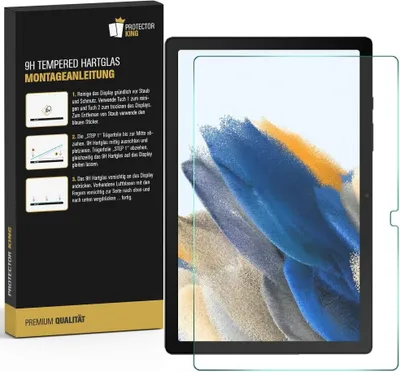 Produktbild von 1x 9H Panzerglas für Samsung Galaxy Tab A8 10.5 2021 Displayschutz Schutzglas Panzerfolie Schutzfolie Hartglas Displayglas Tempered Glasfolie Sicherheitsglas Echtglas