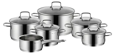 Zdjęcie produktu dla WMF Astoria 07801660, Stal nierdzewna, Stal nierdzewna, Stal nierdzewna, Szkło, 250 °C, Niemcy