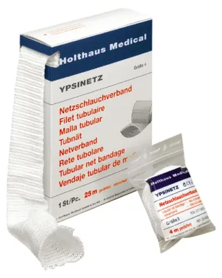 Produktbild von Netzschlauchverband Ypsinetz Gr.2 25 m weiß 1 St