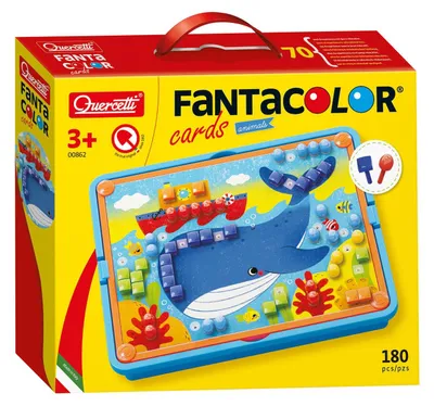 Produktbild von Quercetti Fantacolor Mosaic Dieren, 180dlg.