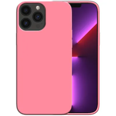 Produktbild von Smartphonica Silikonhülle für iPhone 13 Pro Max Hülle mit weicher Innenseite - Pink