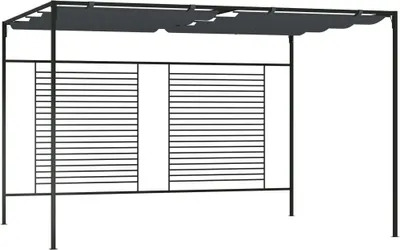 Produktbild von Pavillon mit Ausziehbarem Dach 4x3x2,3 m Anthrazit 180 g/m²