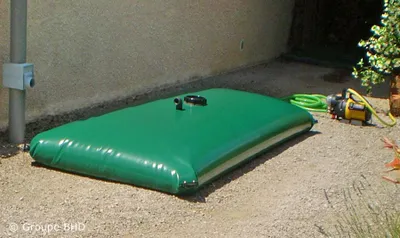 Image de Citerne souple 500 litres (0,5 m3) - Forme Standard (1,82 m x 1,36 m x 0,50 m)