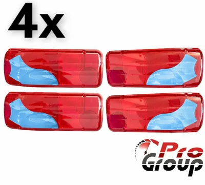 Image de 4 pièces Man Plateau Verre de feu arrière Gauche + Droite