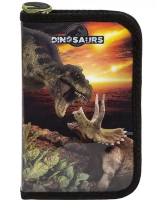 Zdjęcie produktu dla Piórnik 1-komorowy Dinozaur