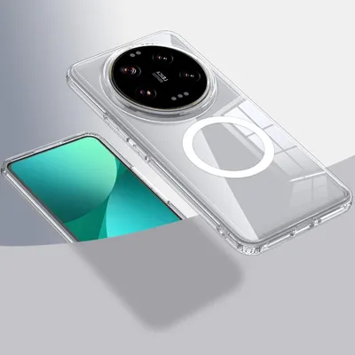 Produktbild von Für Xiaomi 14 Ultra MagSafe robuste TPU + PC Schutzhülle mit verstärkten Rändern