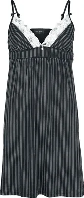 Produktbild von Vive Maria Nachthemd Damen French Dandy Negligee schwarz/weiß L
