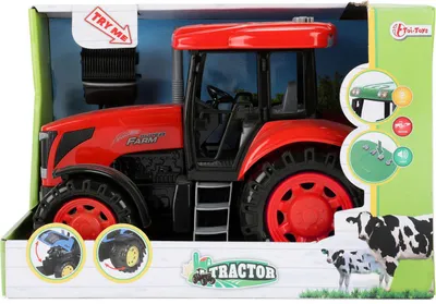 Immagine prodotto di Toi-Toys Trattore rosso con luci e suoni