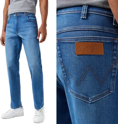 Obrázek produktu pro WRANGLER, Pánské džíny, rovný střih, TEXAS, W31 L30, Blau, Jeans, baggyjeans, buggy