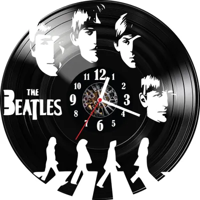 Zdjęcie produktu dla Zegar ścienny z płyty winylowej The Beatles 1253.14