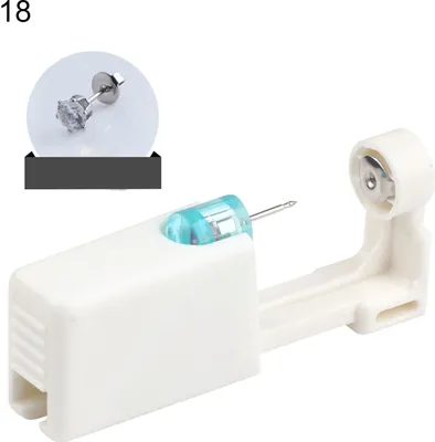 Produktbild von Ohrpiercer, Einweg-Piercing, Edelstahl, schmerzfrei, robustes Piercing-Gerät für den Alltag-18