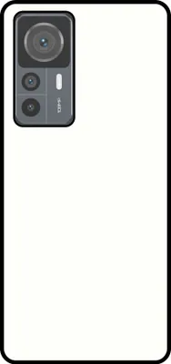 A white smartphone case with a camera module.