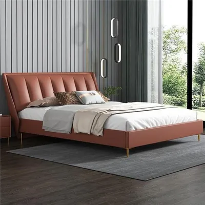 Produktbild von Luxus Schlafzimmer Bett Designer Möbel Doppelbett Betten Holz Neu