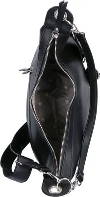 Produktbild von Rieker Damen Schultertasche Riemenapplikation mit Ösen H1014, Farbe:Schwarz