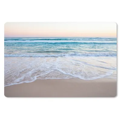 Produktbild von MuchoWow® Schreibtischunterlage Strand - Meer - Pastell 60x40 cm - XXL Mauspad - Großes Mauspad