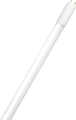 A single LED tube light is shown against a white background, angled diagonally.