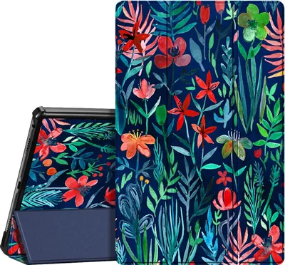 Produktbild von Fintie Hülle für Lenovo Tab M10 Plus (3rd Gen) 10,6 Zoll 2022 TB125/TB128, Ultradünne Flip Case Cover mit Auto Schlaf/Wach Ständer Funktion für Lenovo M10 Plus (3. Generation) 10.6", Dschungelnacht