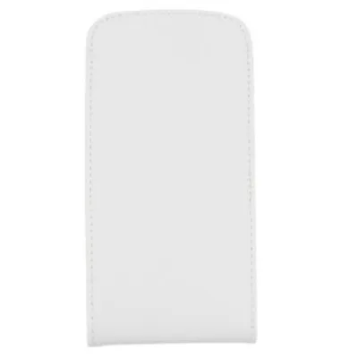 Produktbild von Slim Leder Flip Handyhülle für Samsung Galaxy S3 I9300 Weiß