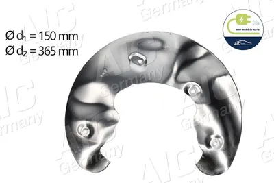 Produktbild von AIC Spritzblech Bremsscheibe für AUDI A4 Avant (8K5, B8) Vorne Links 56399 Ankerblech