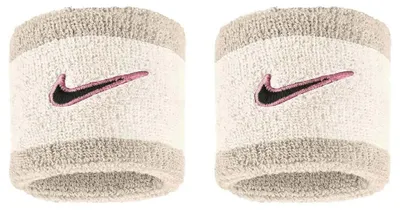 Image de Accessoires Nike : bracelet Swoosh Classic, lot de 2, beige, taille unique