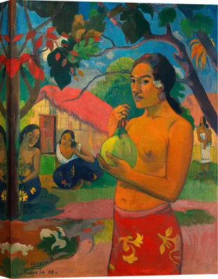 Obrázek produktu pro Umělecký tisk na plátně Paul Gauguin, Kam jdeš, 1893 - 100x70 cm