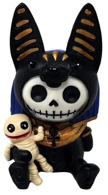 Produktbild von Kleine Anubis Furrybones Figur - die Geschenkidee für Gothic Fans