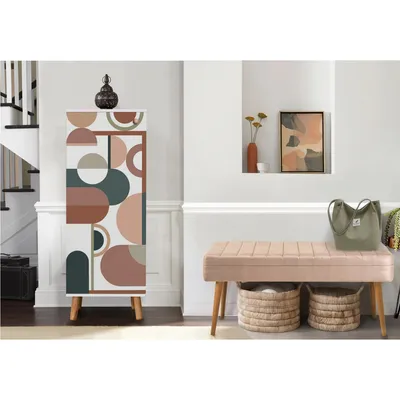 Produktbild von Skye Decor, Vegas White - 942 - 0900, Flurmöbel-Set, Weiß, 100 % MELAMINBESCHICHTETE SPANPLATTEN, 50 x 38 x 135 cm