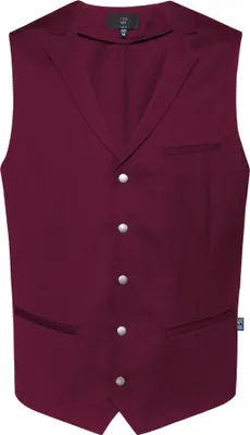 Produktbild von Greiff GASTRO MODA Herren Kellner-Weste Revers Regular Fit Bordeaux XL